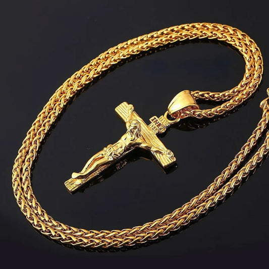 CROSS PENDANT WITH CHAIN